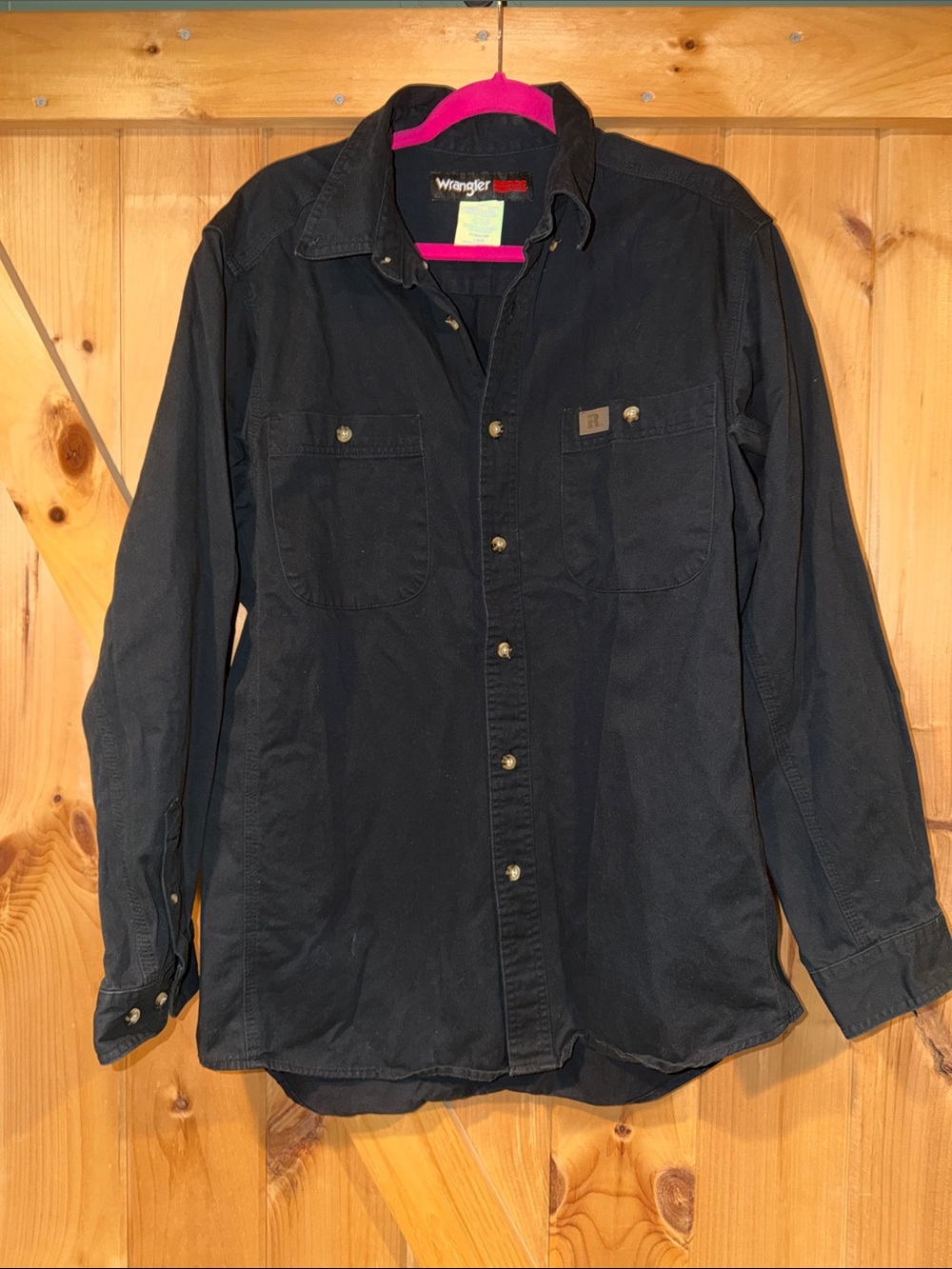 Wrangler Black Lightweight Men's Shirt
